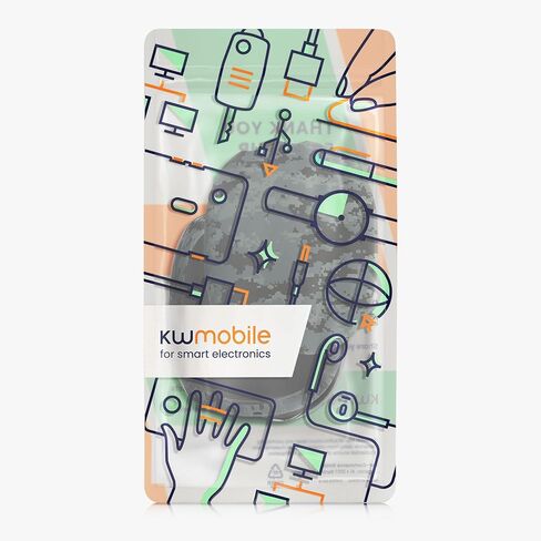 أغطية kwmobile متوافقة مع أغطية Apple AirPods Max (مجموعة من 2) - رمادي داكن مموه/أسود/رمادي فاتح in Saudi Arabia