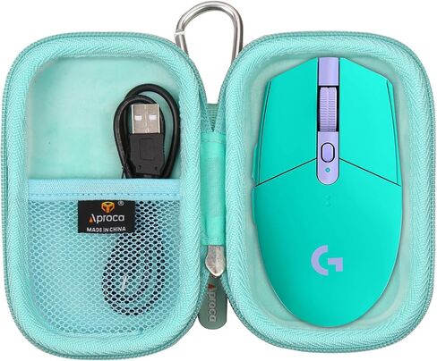 Aproca black Hard Travel Storage Case, for Logitech G305 LIGHTSPEED Wireless Gaming Mouse in Saudi Arabia