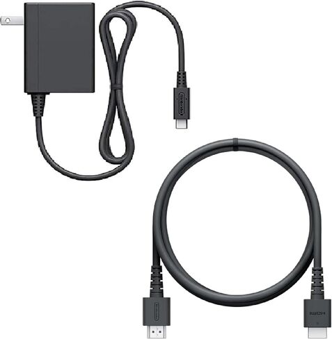 TV Dock Station for Switch and OLED - 3 in 1 Replacement TV Base Docking Station Set with Ethernet LAN Port, Charger, HDMI Cable Accessories (Black) in Saudi Arabia