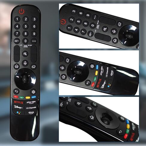 RIVIERA AKB75855501 Replacement Magic TV Voice Remote Compatible for almost all LG OLED QNED NanoCell Webos Smart TV with Voice control &Pointer function AN-MR20GA MR19BA MR18BA MR650A etc in Kuwait
