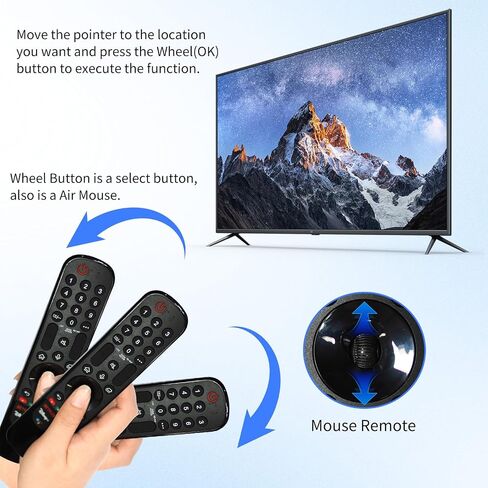RIVIERA AKB75855501 Replacement Magic TV Voice Remote Compatible for almost all LG OLED QNED NanoCell Webos Smart TV with Voice control &Pointer function AN-MR20GA MR19BA MR18BA MR650A etc in Kuwait