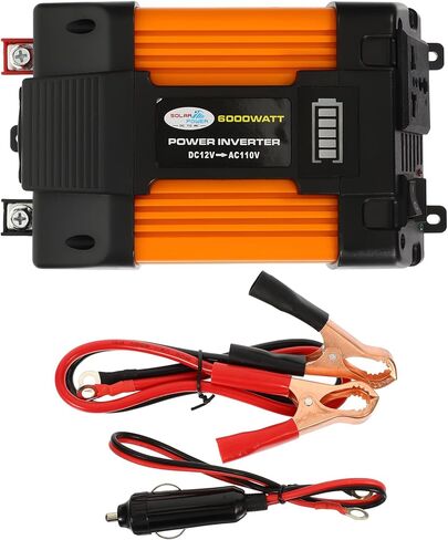 ERINGOGO 1 مجموعة محول شاحن التيار الكهربائي العاكس لوازم السيارات سيارة تعمل بالبطارية البلاستيك in Kuwait