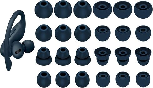 BLUEWALL Ear Tips Compatible with Beats Powerbeats Pro Earbuds, S/M/L/D Sizes 12 Pairs Soft Silicon Earbud Tips Replacement Eartips Compatible with PB Pro 12 Pairs Cloud Pink in Saudi Arabia