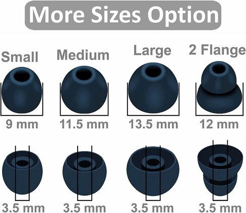 BLUEWALL Ear Tips Compatible with Beats Powerbeats Pro Earbuds, S/M/L/D Sizes 12 Pairs Soft Silicon Earbud Tips Replacement Eartips Compatible with PB Pro 12 Pairs Cloud Pink in Saudi Arabia
