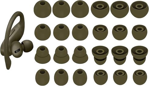 BLUEWALL Ear Tips Compatible with Beats Powerbeats Pro Earbuds, S/M/L/D Sizes 12 Pairs Soft Silicon Earbud Tips Replacement Eartips Compatible with PB Pro 12 Pairs Cloud Pink in Saudi Arabia