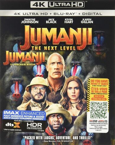 Jumanji: The Next Level - مجموعة 4K UHD/Blu-ray (ثنائية اللغة) in Saudi Arabia