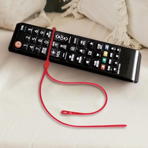6pcs Silicone Remote Tether, Remote Control Finder Adjustable Remote Control Pigtail Handheld TV Remote Locator Leash for Lost Remote Solution for Apple LG Samsung Sony (Orange, Green) in Saudi Arabia