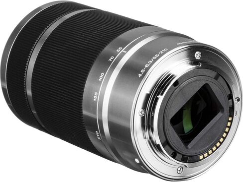 Sony E 55-210mm f/4.5-6.3 OSS Lens (Black) Bundle with 49mm Protection Filter and Advanced Accessories | Sony 55-210mm Lens in Saudi Arabia