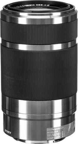 Sony E 55-210mm f/4.5-6.3 OSS Lens (Black) Bundle with 49mm Protection Filter and Advanced Accessories | Sony 55-210mm Lens in Saudi Arabia
