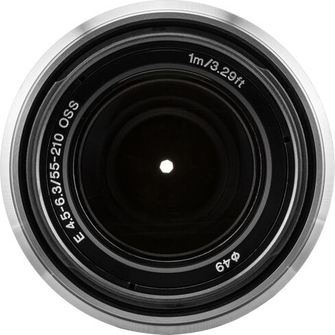 Sony E 55-210mm f/4.5-6.3 OSS Lens (Black) Bundle with 49mm Protection Filter and Advanced Accessories | Sony 55-210mm Lens in Saudi Arabia