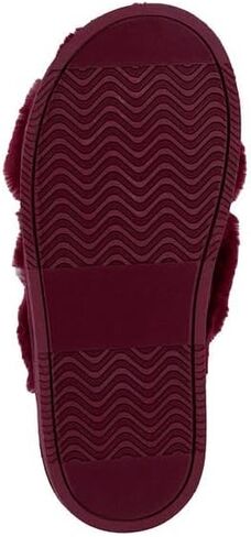 Juicy Couture Women's Slide Sandals With Faux Fur Slipper Sandals, Furry Slides, Womens Slip On Slippers in Saudi Arabia