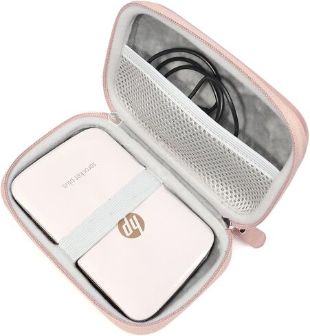 Protective Case for HP Sprocket Select, Sprocket Plus Instant Photo Printer, Kodak Mini 2 / Mini Shot Portable Mobile Printer Camera Protective Pouch Box, Rose Gold in Saudi Arabia