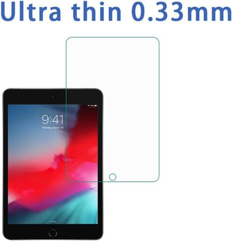 Designed for iPad mini 6 (8.3-Inch, 2021 Model, 6th Generation) Tempered Glass Screen Protector 9H Anti Scratch HD Clear Bubble Free(2pcs) in Kuwait