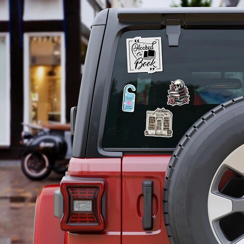 Pack 50 PCS Books Stickers Bookish Reading Sticker Decor Kindle Laptop Booktok Scrapbooks Phone Case Vinyl Decals Waterproof Book Lovers Gifts Accessories for Teens Adults in Saudi Arabia