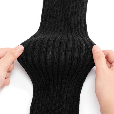Pleneal Leg Warmers for Women - Leg Warmers 80s Ribbed Knitted Long Socks for Yoga Party Sports Fashion Accessories in Saudi Arabia