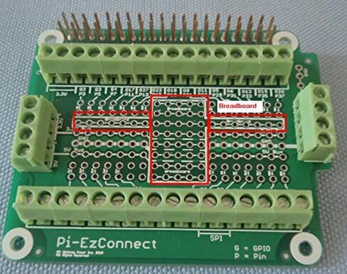 Alchemy Power Inc. Pi-EzConnect. Raspberry Pi 4, Pi 3 etc GPIO Connector. A HAT to Connect GPIOs and sensors to Raspberry a Pi in Saudi Arabia