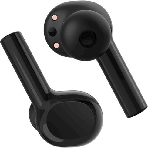 Belkin Wireless Earbuds, SoundForm Freedom True Wireless Bluetooth Earphones with Wireless Charging Case IPX5 Certified Sweat and Water Resistant with Deep Bass for iPhones and Androids - Black in Saudi Arabia