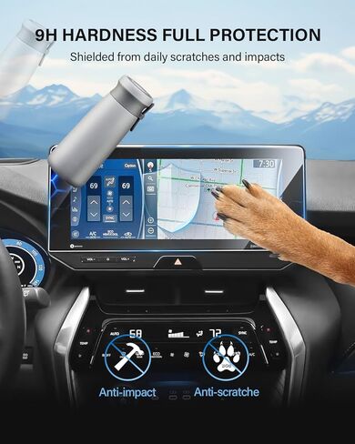 واقي شاشة سيارة مقاس 10.5 بوصة مضاد للوهج لفيلم Toyota Rav4 AR لعام 2023 2024 متوافق مع 2023 2024 RAV 4 - HD شفاف/مضاد لبصمات الأصابع/ عبوتين in Kuwait