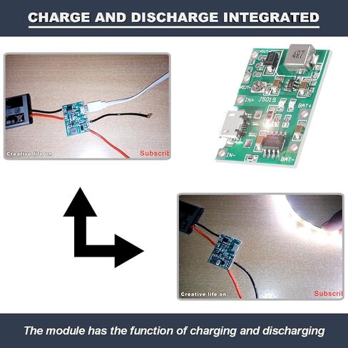 5 قطع وحدة شاحن بطارية 18650 ليثيوم أيون وحدة شاحن بطارية 3.7 فولت 4.2 فولت إلى 27 فولت وحدة تصعيد قابلة للتعديل + 5 قطع حامل بطارية 18650 مع كابل 26AWG أحمر وأسود in Kuwait