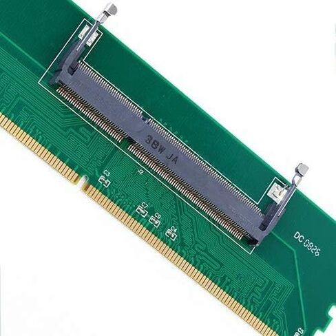DDR3 204Pin to 240Pin Lod DDR3 Laptop SO DIMM to Desktop DIMM Memory RAM Adapter Green in Kuwait