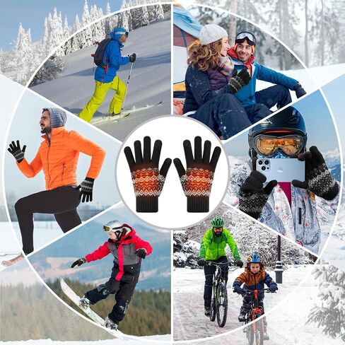 USB Heated Gloves for Men Women Kannino Mitten Hand Warmers Gloves USB Hand Warmer Gloves for Typing Winter Warm Laptop Glove Winter Gift for Indoor or Outdoor (Black) in Saudi Arabia
