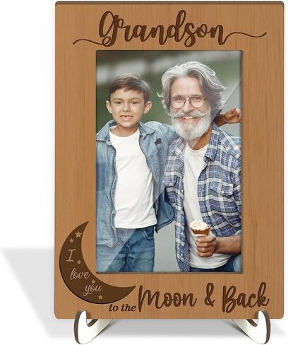 Father Gifts Picture Frames From Daughter Son Boys Girls, Birthday Gifts for Father Daddy Dad, Fathers Day Wood Frame Tabletop Display 4x6 Photo Frames Home Decor Living Room Decorations -003 in Kuwait
