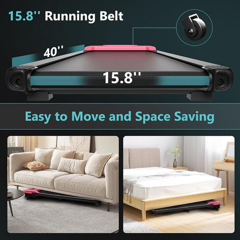 وسادة المشي مع المنحدر، جهاز مشي تحت المكتب للمكتب المنزلي، جهاز مشي محمول بقوة 2.5 حصان مع لوحة وجهاز تحكم عن بعد، جهاز مشي 4 في 1 يدوي منحدر، جهاز مشي مدمج بسعة 265 رطل in Saudi Arabia