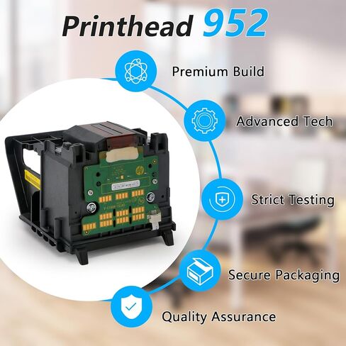 952 Printhead Replaceable Hp 952 Print Head Compatible with Hp Officejet Pro 7740 8210 8710 8715 8720 8725 8730 8740 Printer Replacement Part (OEM J3M72-80004) in Kuwait