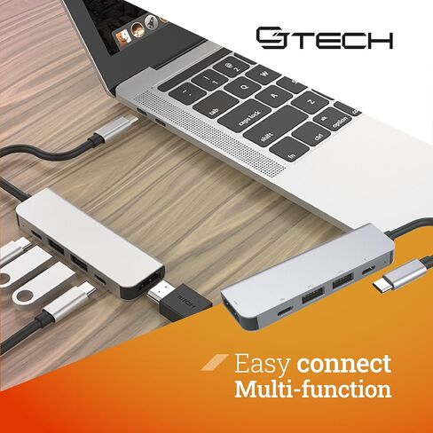 USB Hub - Type C USB Port Hub - Multiple USB Port with 5 Ports - High Speed USB Hubs for 4K Downloads - Multi USB Port for Laptop in Saudi Arabia