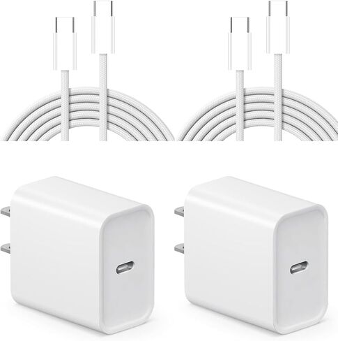 شاحن سريع الشحن [معتمد من MFi] كابل USB C إلى Lightning سلك شاحن iPhone متوافق مع هاتف Apple iPhone - 3 عبوات (6أقدام+6أقدام+10أقدام) in Saudi Arabia