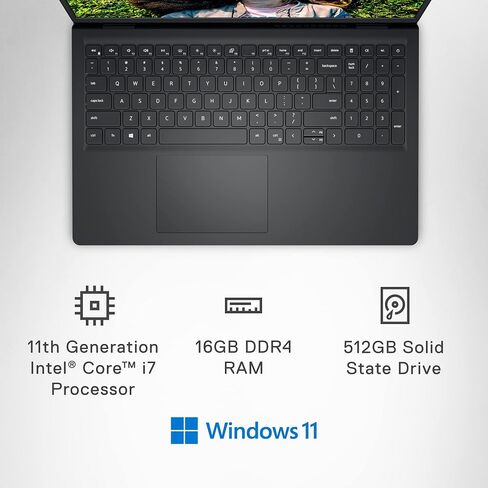 أحدث كمبيوتر محمول للأعمال طراز Inspiron 15 يعمل باللمس من Dell، الجيل الثالث عشر Inter Core i7-1355U، Intel Iris Xe Graphics، ذاكرة الوصول العشوائي 16 جيجابايت DDR4، 1 تيرابايت PCIe SSD، شاشة FHD 1080p، لوحة مفاتيح بإضاءة خلفية، Wifi6، Windows 11 Pro in Saudi Arabia