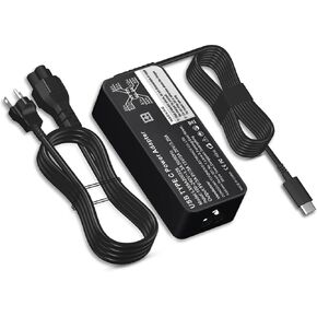 65W USB C Charger,for LG Gram 17 16 15 Series 17Z90Q 16T90Q 17Z90P 16Z90P 15Z90Q 16T90P 17Z95P 14Z90Q 17Z90S 17Z90R Type C Fast Power Cord