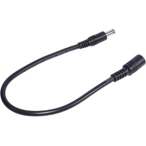 Black DC6.5x4.4mm Extended Line Power Cable 6.5x4.4mm for Notebook Short Extension Cord 18AWG 120W DC6044 Power Supply Cord Power Cords Cables (30cm)