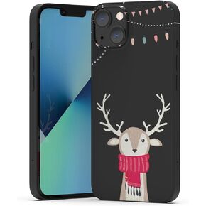 YESPURE for iPhone 13 Case,for iPhone 13 Christmas Case,Cute Gingerbread Man Christmas Pattern Design Clear Soft TPU Anti-Yellow Shockproof Protective Cover Boys Girls Women - Gingerbread Man