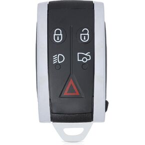 Replacement Smart Remote Car Key Fob for Jaguar 2006-2013 KR55WK49244 KR55WK45694 267T-5WK49244 267T-5WK45694 315MHz PCF7953A/HITAG2/46 Chip 5Buttons