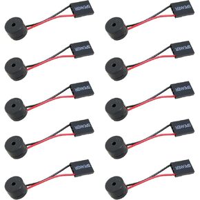 heyous 10PCS Computer Motherboard Built in Speaker Buzzer Computer Case Buzzer Speaker for Motherboard and Alarm System