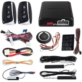EASYGUARD EC002-HY Rolling Code PKE car Alarm System Passive keyless Entry Remote Starter Touch Password Entry keyless go