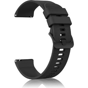 22mm Silicone Bands Compatible for Fossil Men's Gen 6 44mm / Gen 5E 44mm / Men's Gen 5 LTE/Carlyle/Garrett/Women's Julianna Smart Watch, Soft Silicone Quick Released Sport Replacement Strap for Women Men in Kuwait