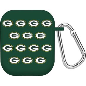 GAME TIME Green Bay Packers HD Case Cover Compatible with Apple AirPods Gen 1&2 (Stripes)
