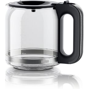 Braun 14-cup glass carafe replacement, Black
