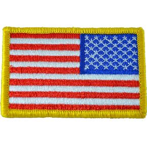 Tactical Reverse USA Flag Patch - American Flag 2"x3" - by Ranger Return_(RR-TACT-USAF-0REV)