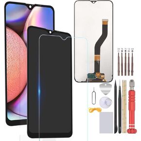 Screen for Samsung Galaxy A10s Screen Replacement for A107F SM-A107F/DS SM-A107M SM-A107M/DS LCD Display Touch Digitizer Assembly with Tools Black