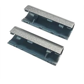 ZAHARA Sliver L&R Left & Right LCD Screen Hinge Cap Cover Replacement for Dell Inspiron 3510 3511 3515 3520 3521 3525 0HNFH 0TR1XD (LCD Hinge Cover Sliver)