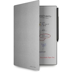 [2024] Remarkable Paper Pro Case 11.8 Inches - Premium Grey PU Leather Protective Folio - Durable, Sleek Sleeve Smart Cover with Auto Sleep/Wake & Magnetic Closure