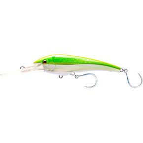 Nomad Design DTX Minnow 110 with Patented Autotune System - Distressed Baitfish Swimming Action, Hydrospeed Belly Eyelet for Faster Trolling