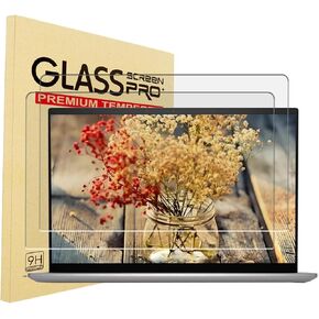 2 Pack 15.6" Tempered Glass Screen Protector For 15.6" Lenovo IdeaPad 3, IdeaPad 5/5i, IdeaPad 1 1i 15.6, Yoga 7 7i 15.6, Flex 5 15.6, Legion 5 15.6, Thinkpad 15.6", Lenovo 15.6 Inch Aspect Ratio 16:9