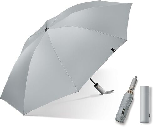 BENEUNDER Travel Compact Umbrellas for Rain - Inverted Reverse Folding Umbrella - 45in/115cm Heavy Duty Windproof Automatic Umbrella for 2-3 People in Saudi Arabia
