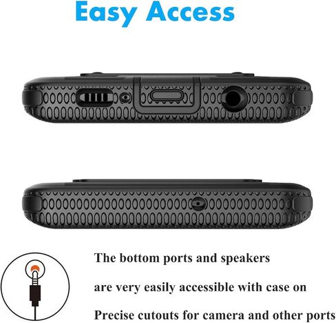 Njjex Case Compatible with Samsung Galaxy S10, [Nbeck] Shockproof Heavy Duty Rugged Locking Swivel Holster Belt Clip Full Body Protection Hard Shell Cover & Kickstand for Galaxy S10 6.1 Inch [Black] in Saudi Arabia