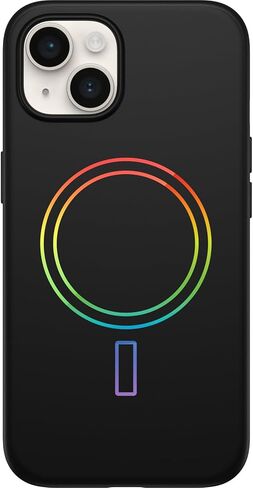 OtterBox iPhone 14 Pro Colorful Grip Case - Electric Vibes (Black/Lime Green), Snaps to MagSafe, Ultra-Sleek, Raised Edges Protect Camera & Screen in Saudi Arabia