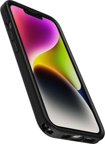 OtterBox iPhone 14 Pro Colorful Grip Case - Electric Vibes (Black/Lime Green), Snaps to MagSafe, Ultra-Sleek, Raised Edges Protect Camera & Screen in Saudi Arabia